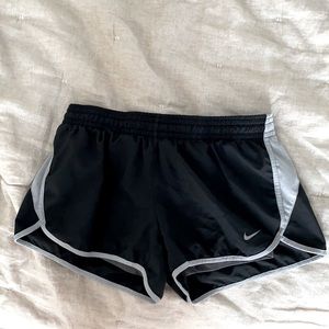 Black Nike dri-fit shorts with built in shorts.